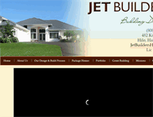 Tablet Screenshot of jetbuildershawaii.com